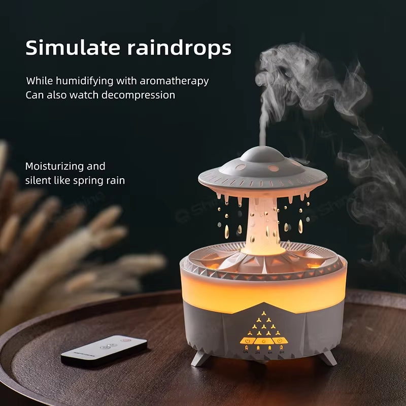 Rain cloud humidifier
