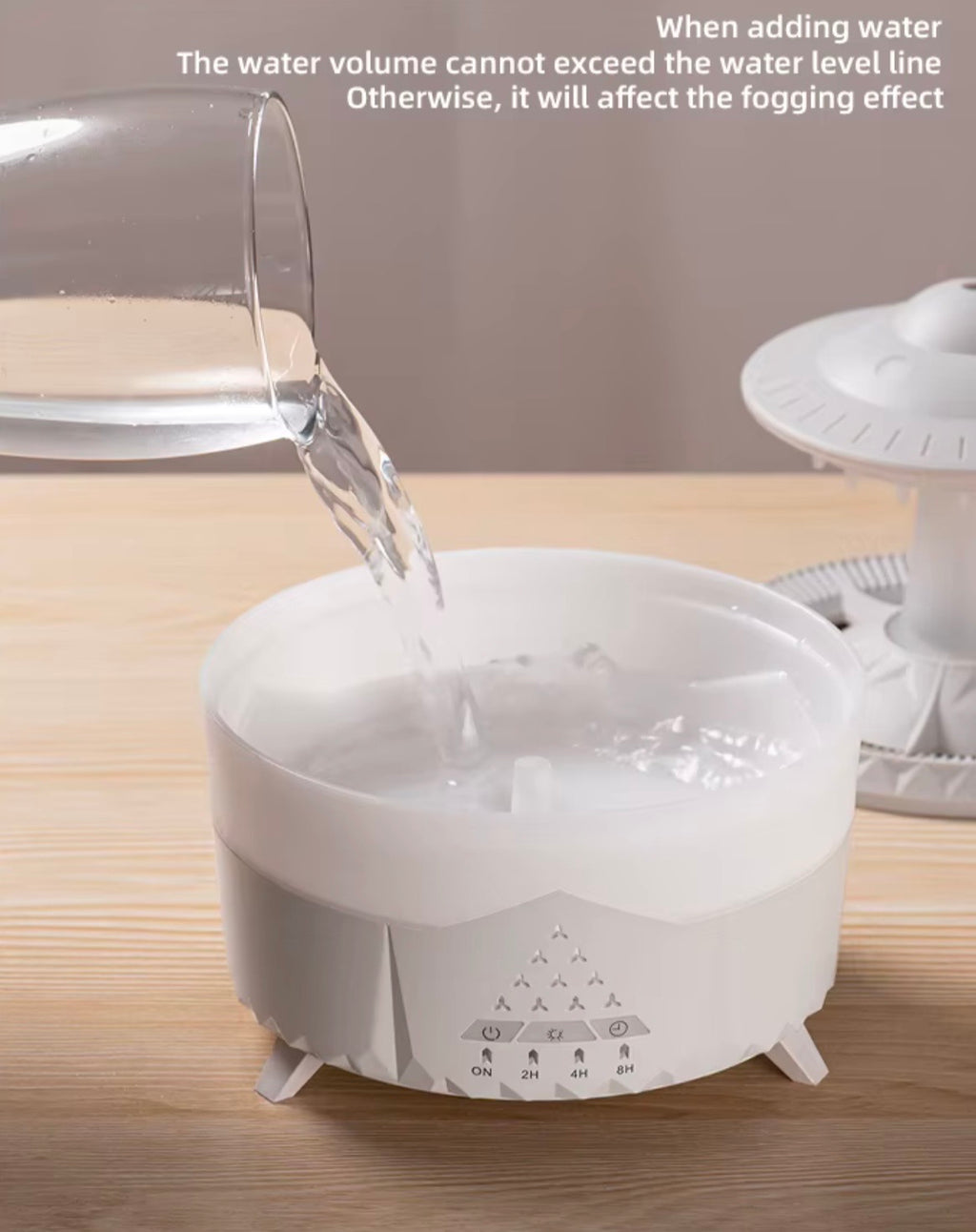 Rain cloud humidifier