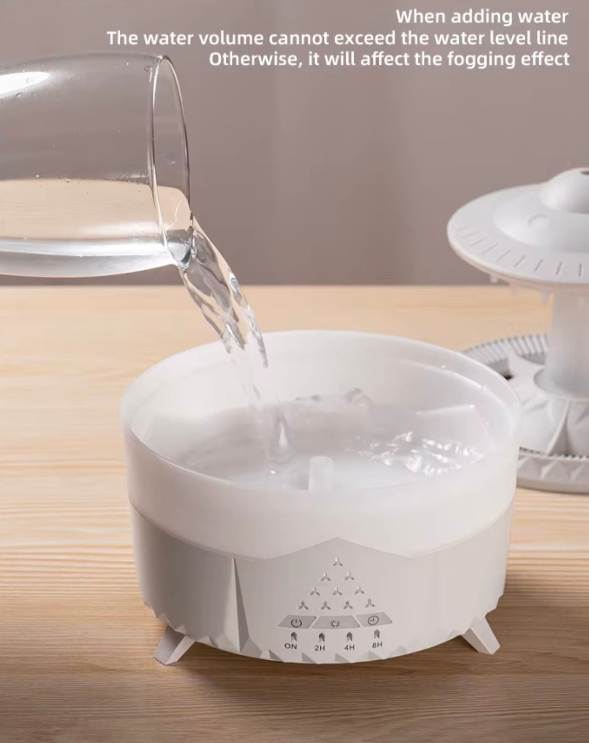 Rain cloud humidifier