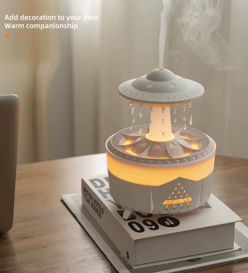 Rain cloud humidifier