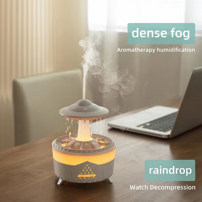 Rain cloud humidifier