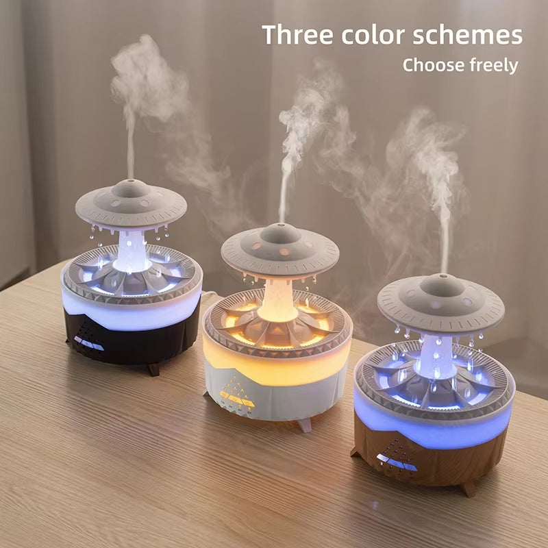 Rain cloud humidifier