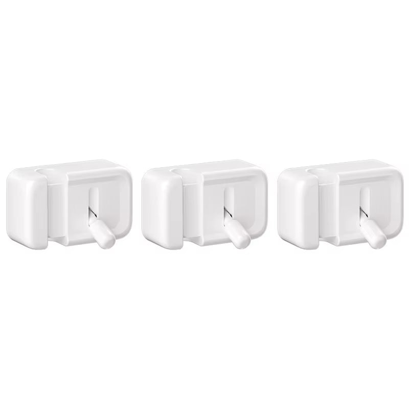 3PCS Desk Cable Organizer Mini Self-Adhesive Switch Type Cable Clips Durable Cable Holder Clips Fixed Desktop Cord Holder
